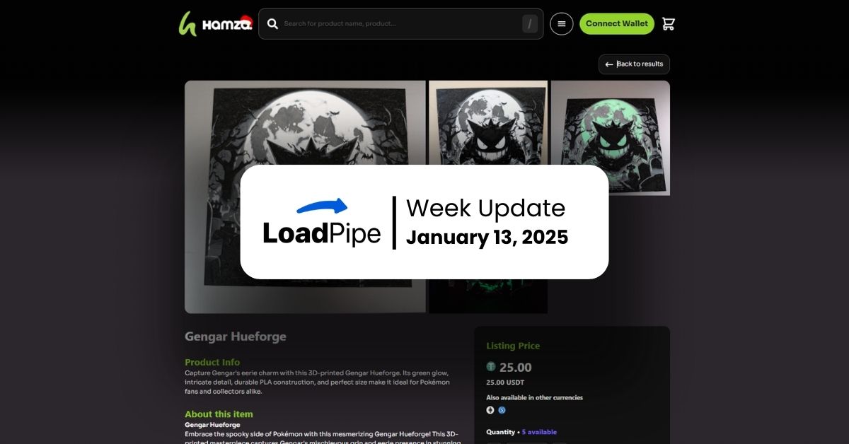 Loadpipe Foundation Week Update January 13, 2025 – Map050